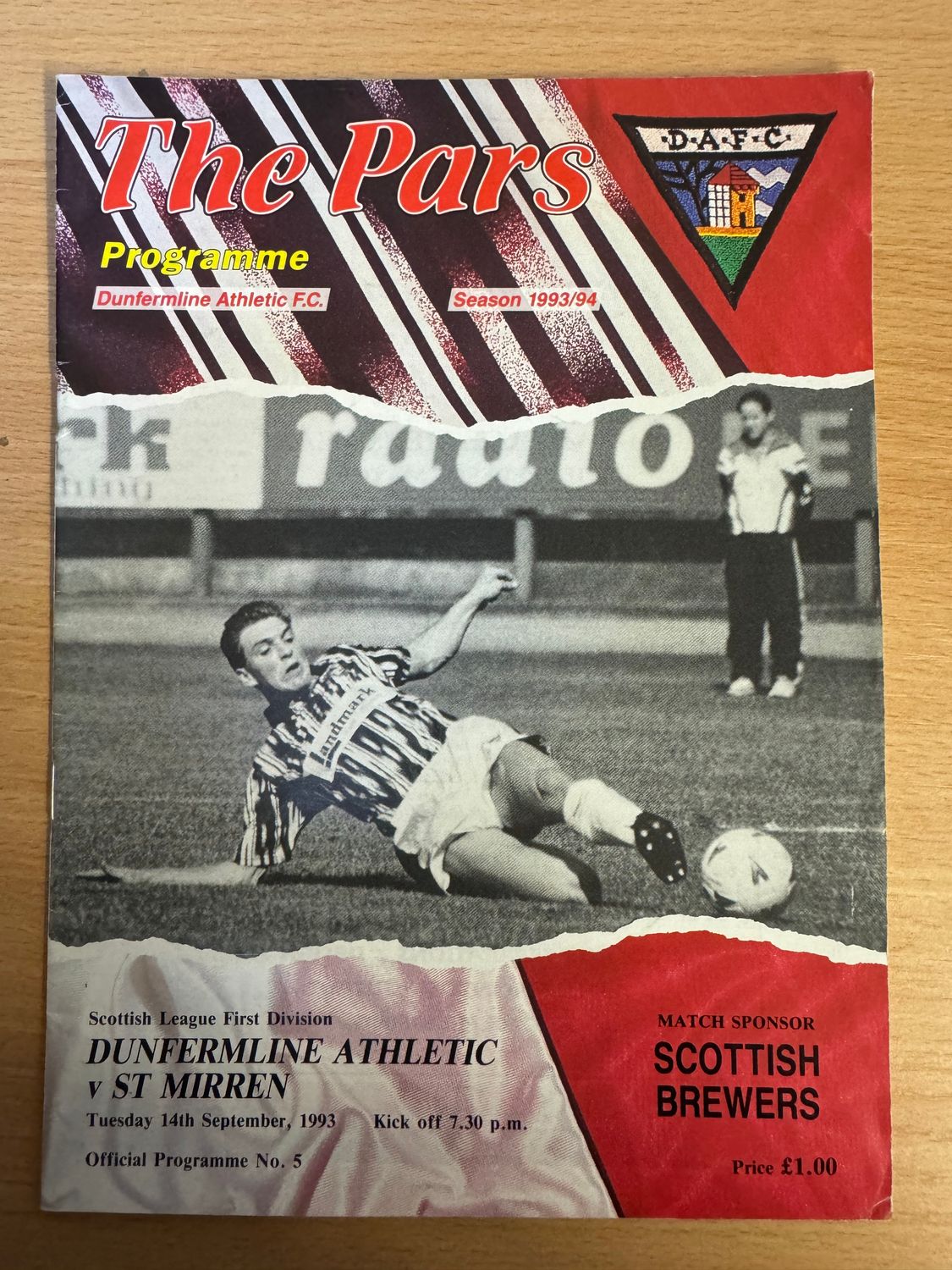 Dunfermline v St Mirren - 14/9/93