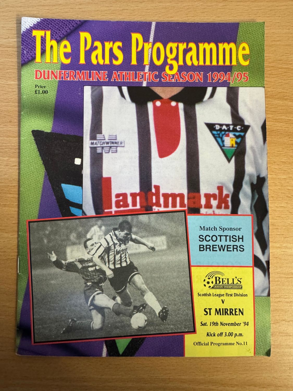 Dunfermline v St Mirren - 19/11/94