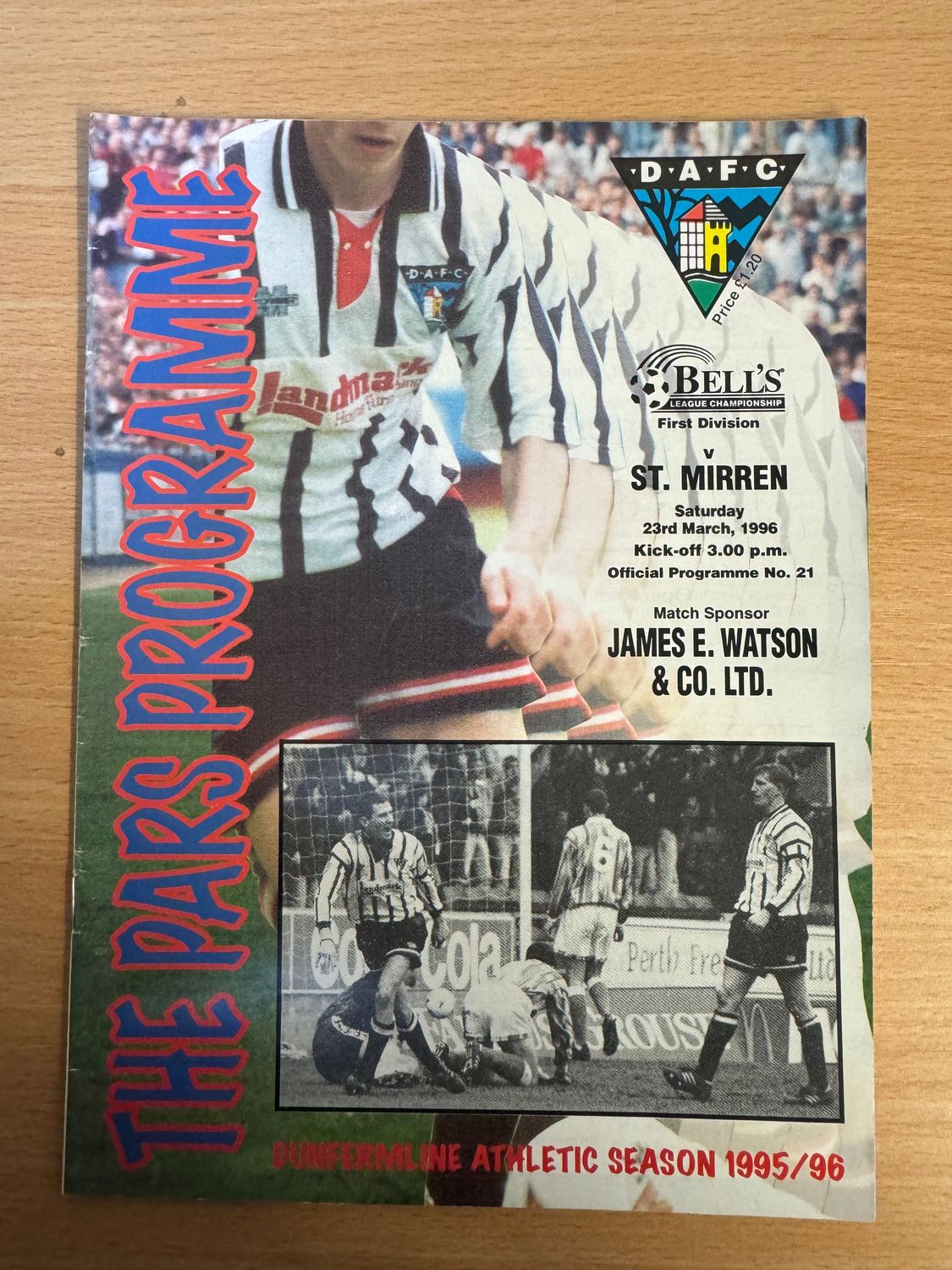 Dunfermline v St Mirren - 23/3/96
