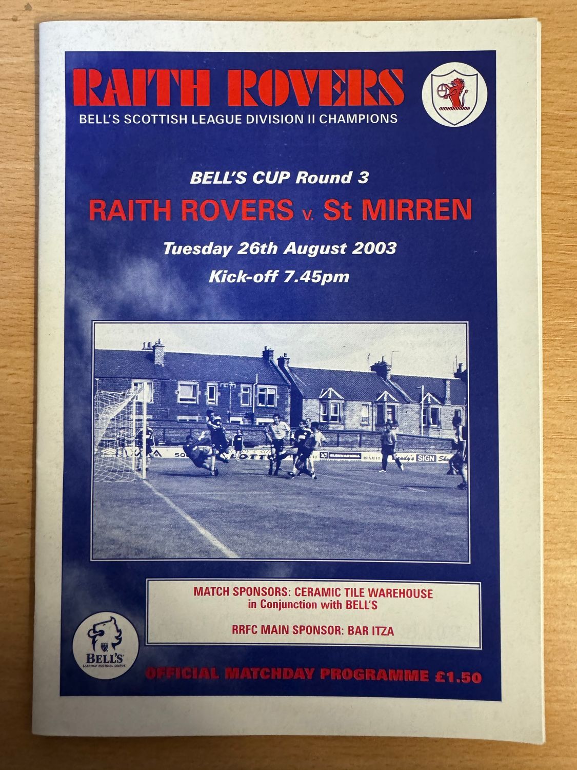 Raith Rovers v St Mirren - 26/8/03