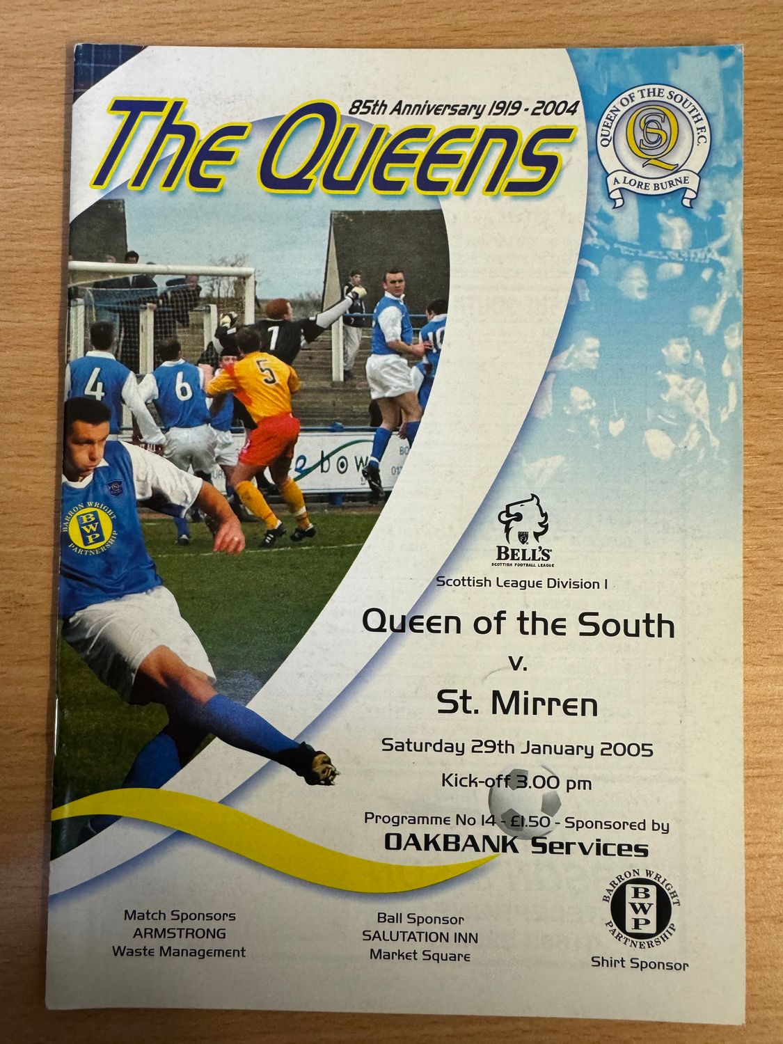 Queen of the South v St Mirren - 29/1/05