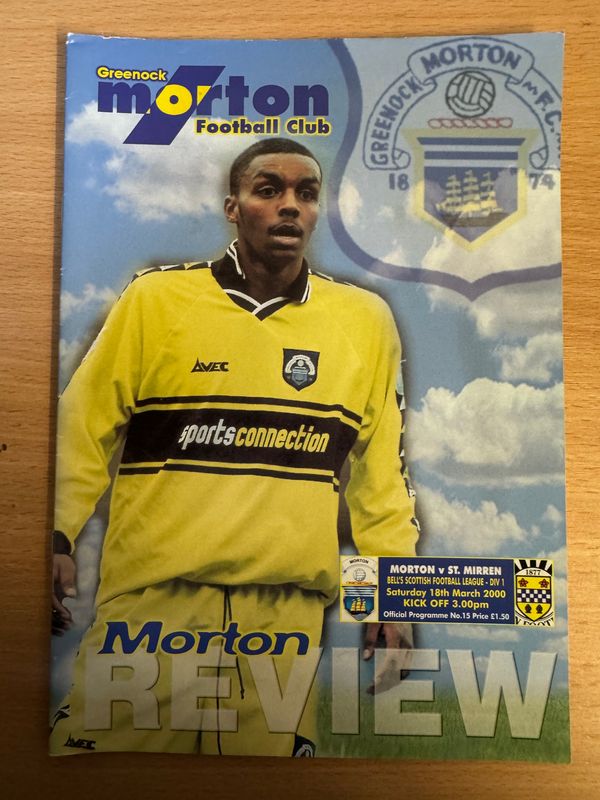 Morton v St Mirren - 18/3/00