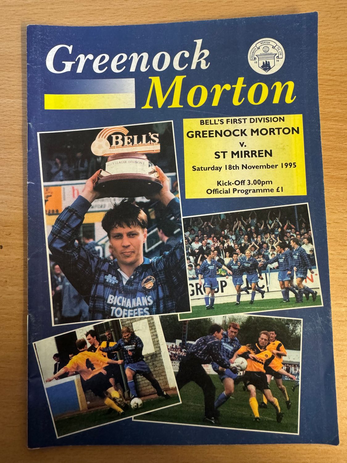 Morton v St Mirren - 18/11/95