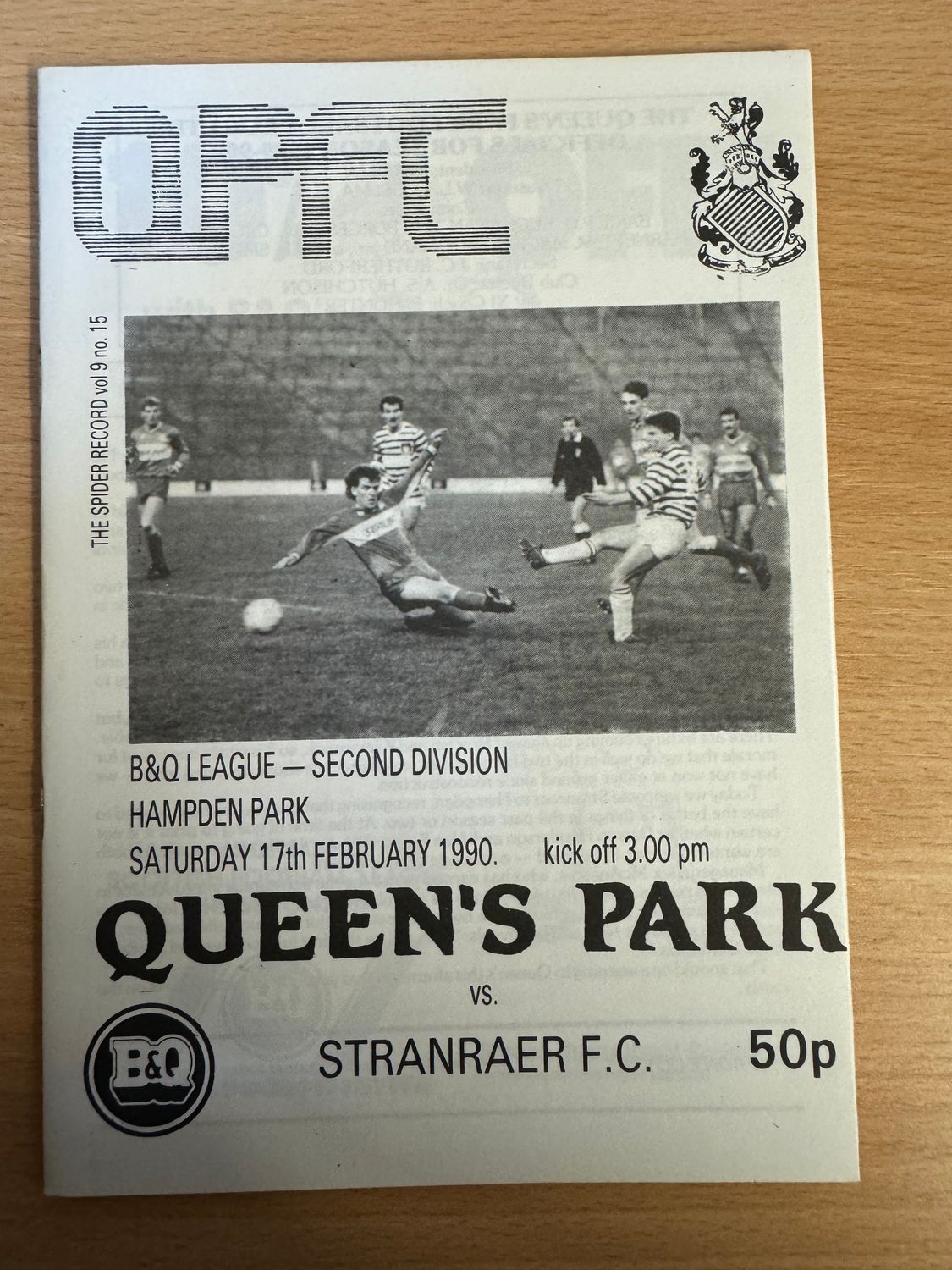 Queens Park v Stranraer - 17/2/90