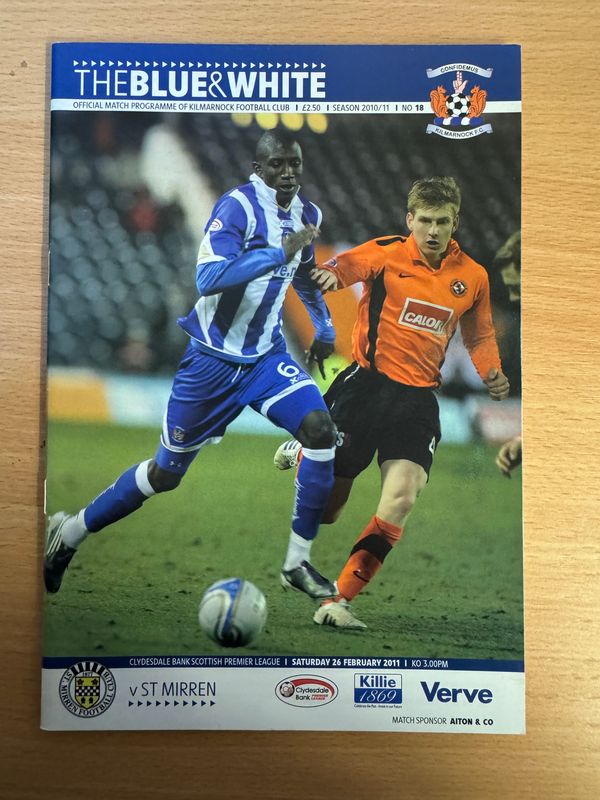 Kilmarnock v St Mirren - 26/2/11