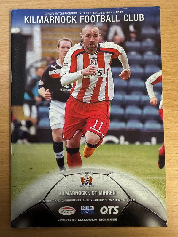 Kilmarnock v St Mirren - 18/5/13