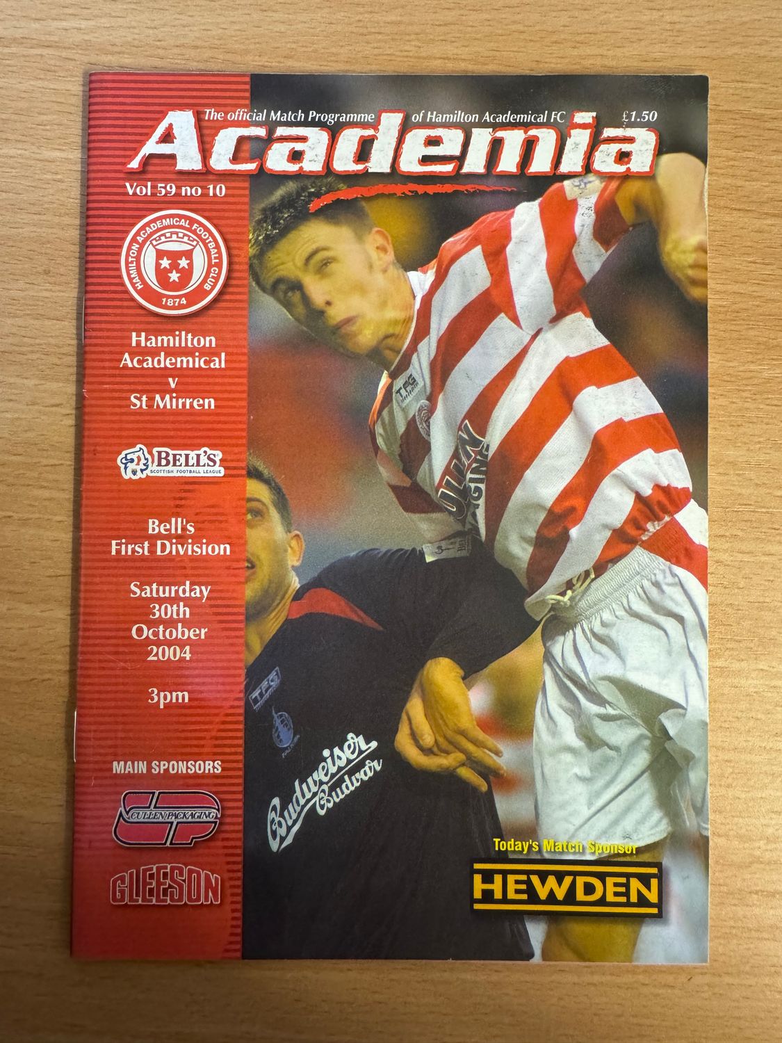 Hamilton v St Mirren - 12/3/05