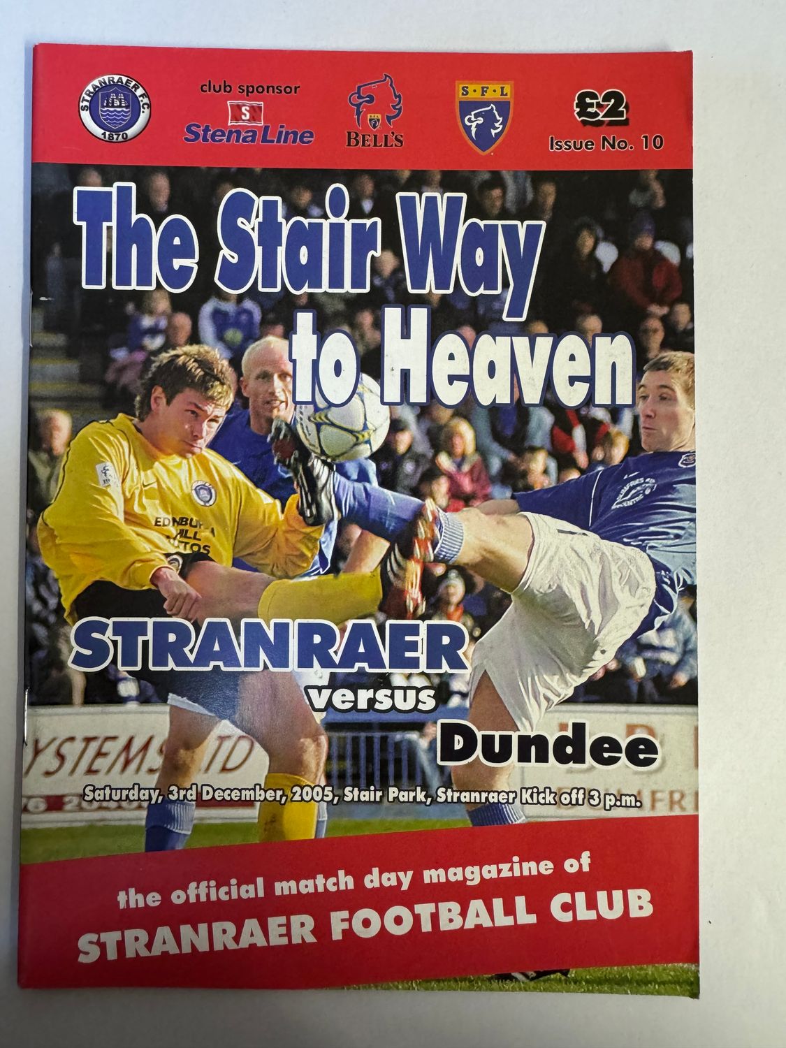 Stranraer v Dundee - 3/12/05