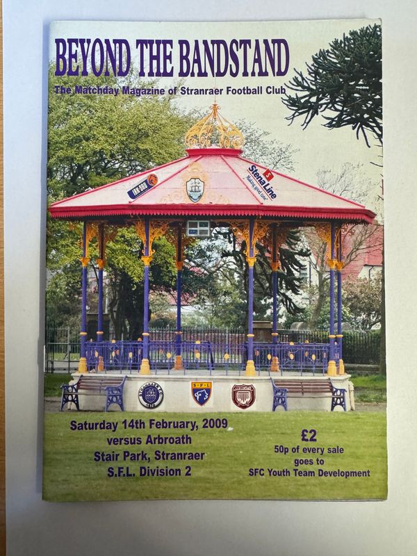 Stranraer v Arbroath - 14/2/09