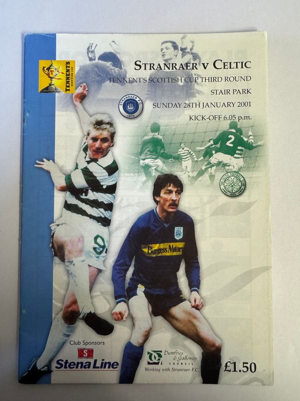 Stranraer v Celtic - 28/1/01