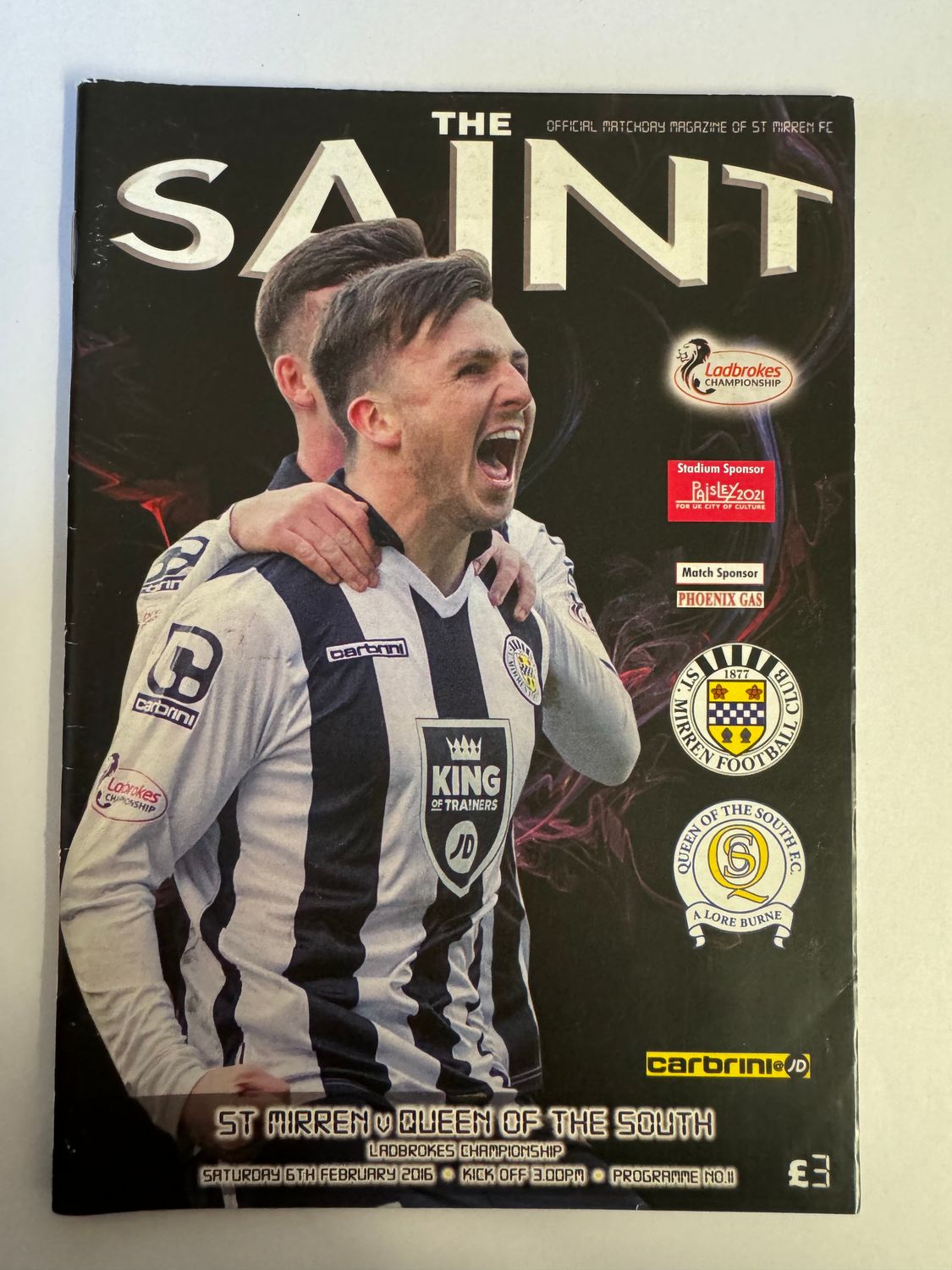 St Mirren v Queen of the South  - 6/2/16