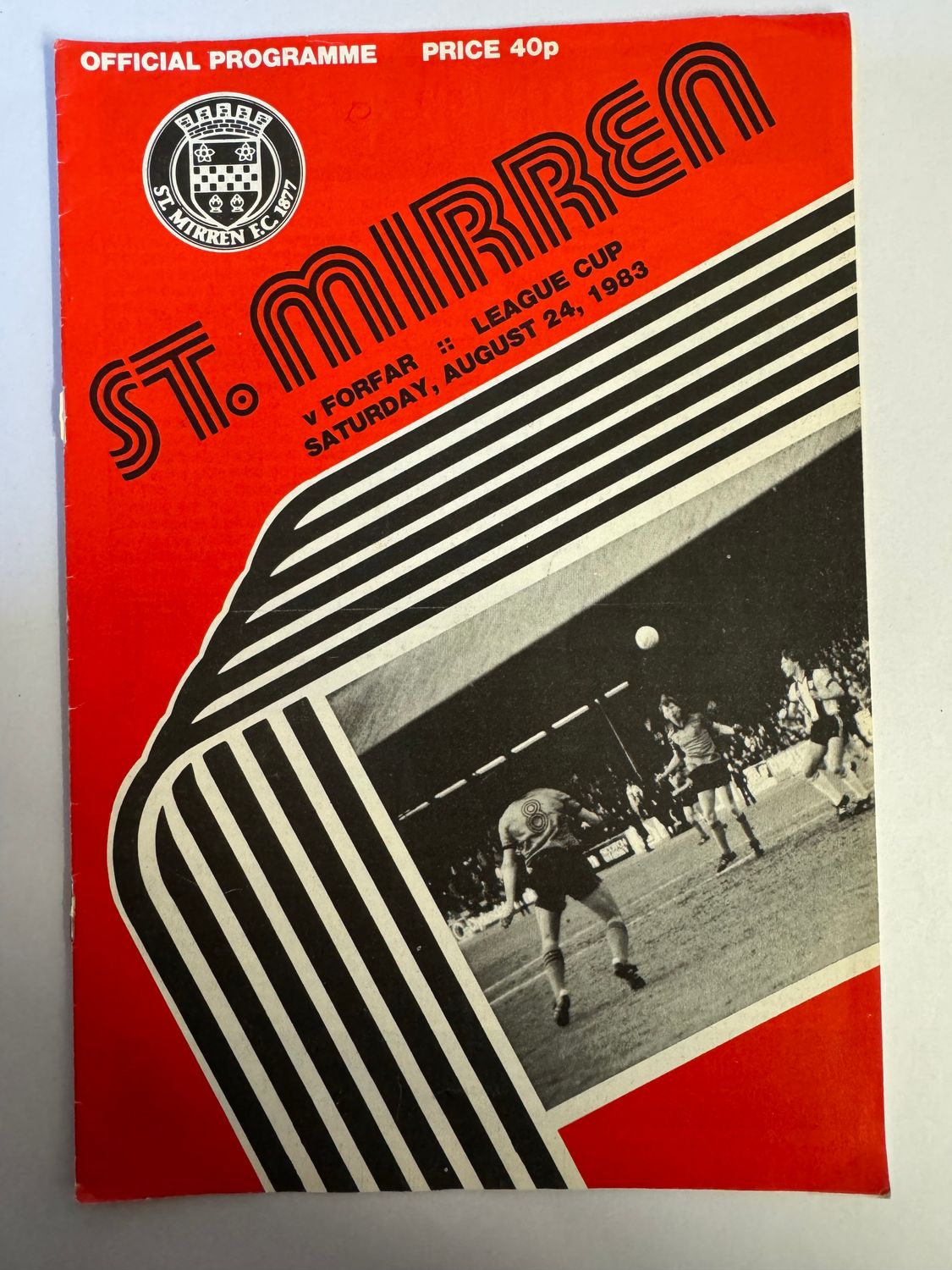 St Mirren v Forfar - 24/8/83