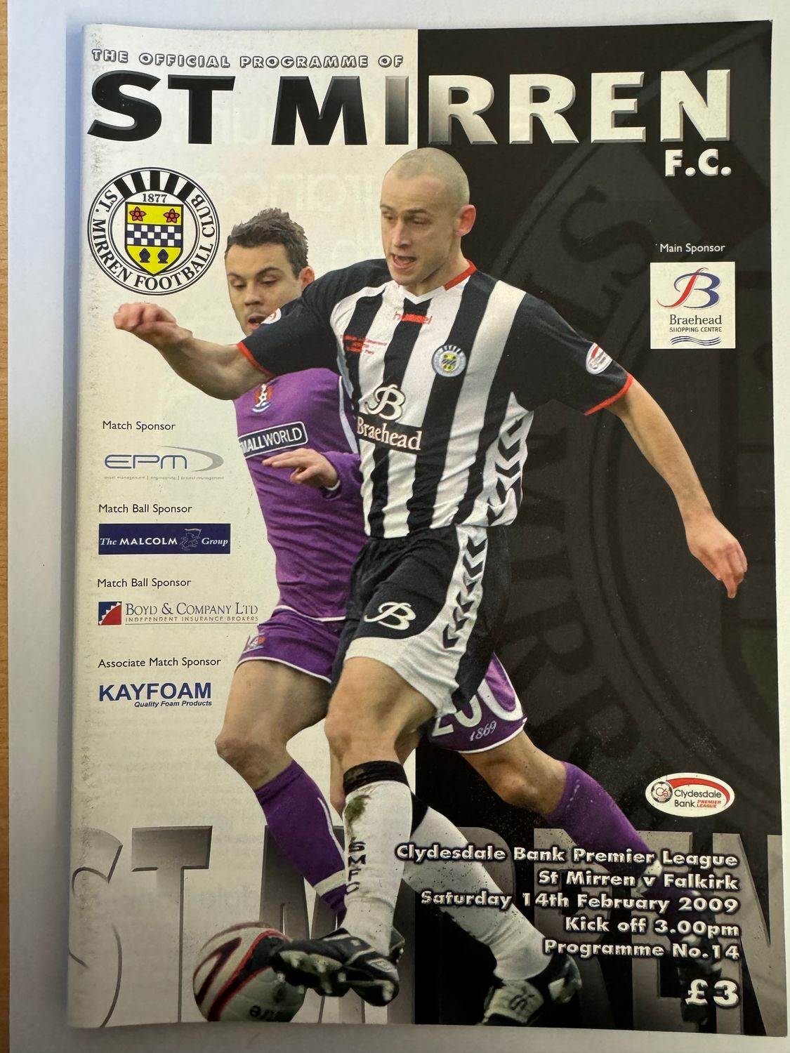 St Mirren v Falkirk - 14/2/09
