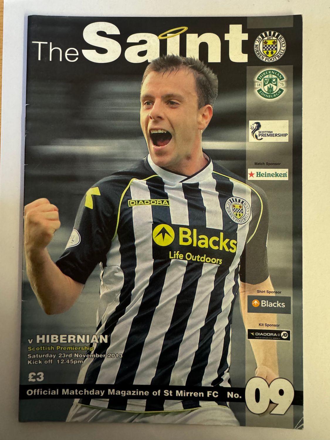 St Mirren v Hibernian - 23/11/13