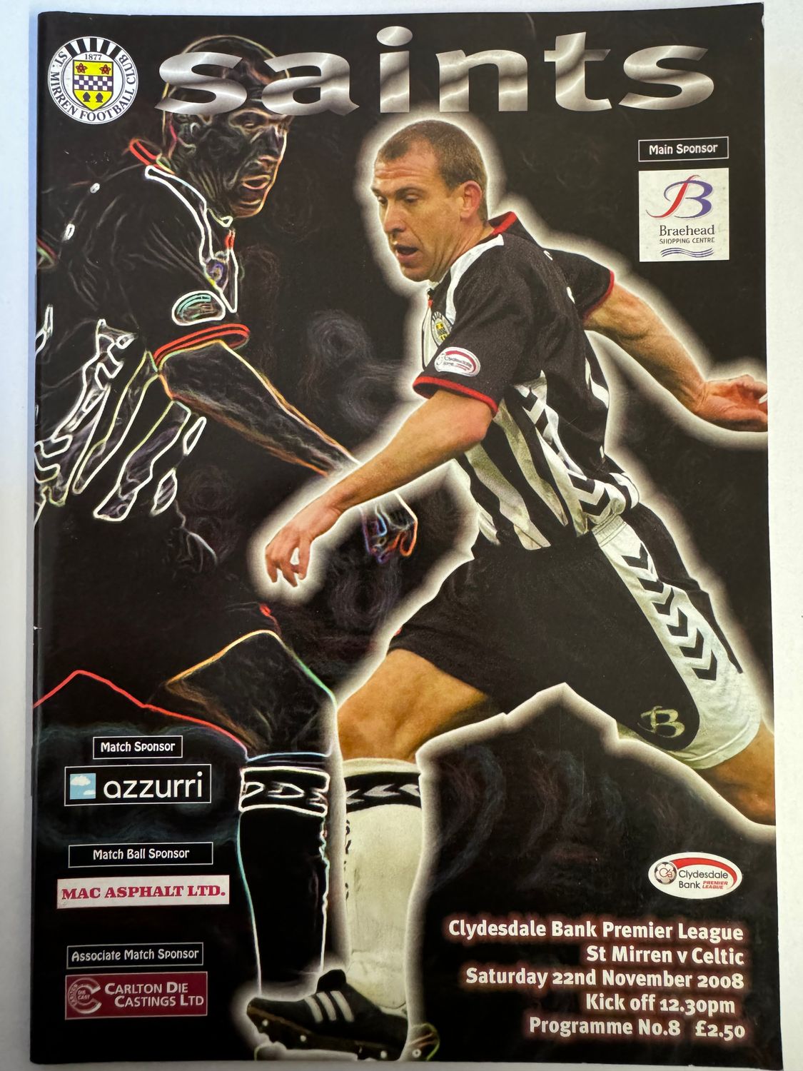 St Mirren v Celtic - 22/11/08