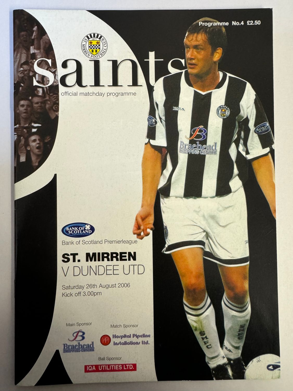 St Mirren v Dundee Utd - 26/8/06