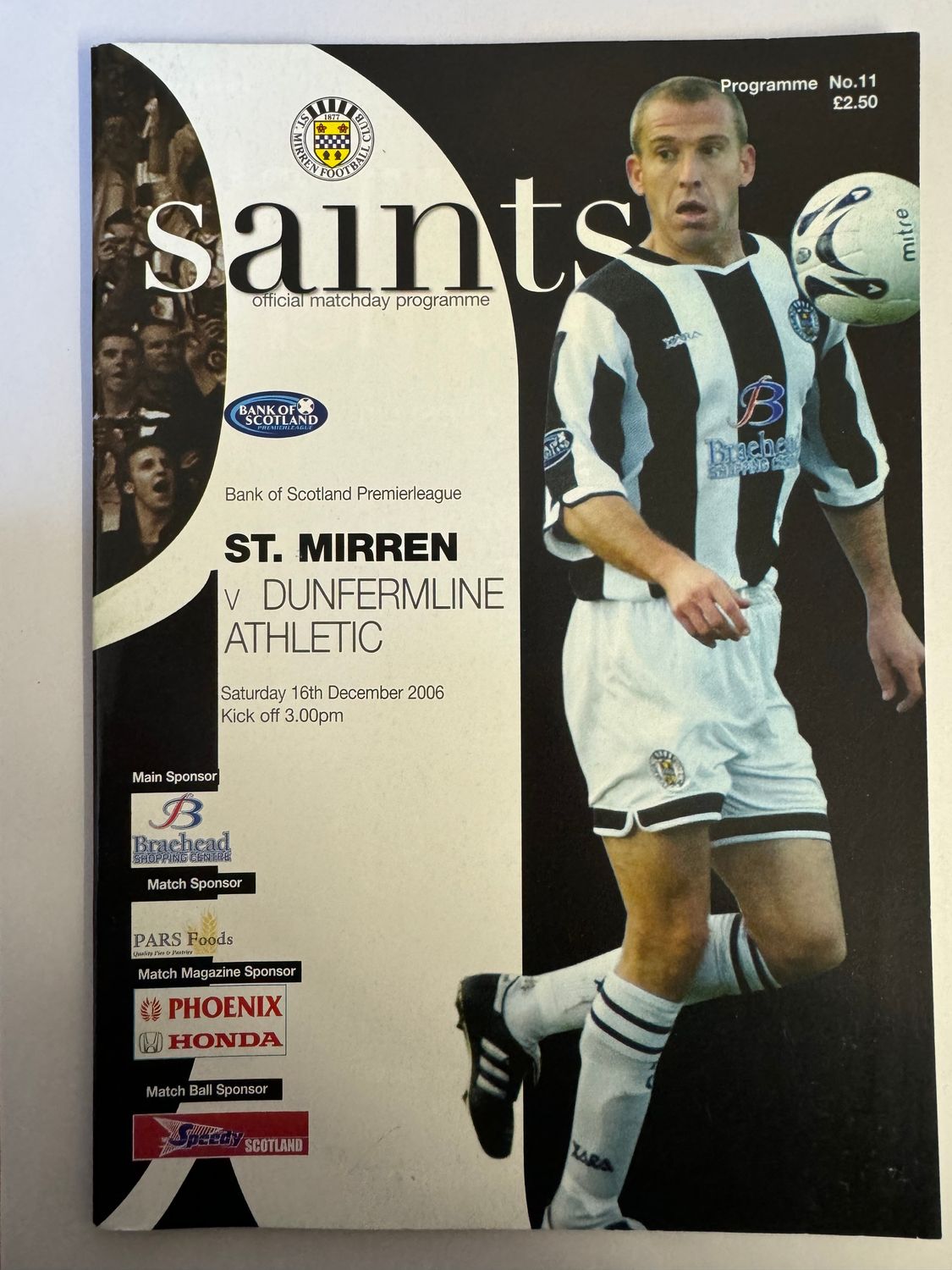 St Mirren v Dunfermline - 16/12/06