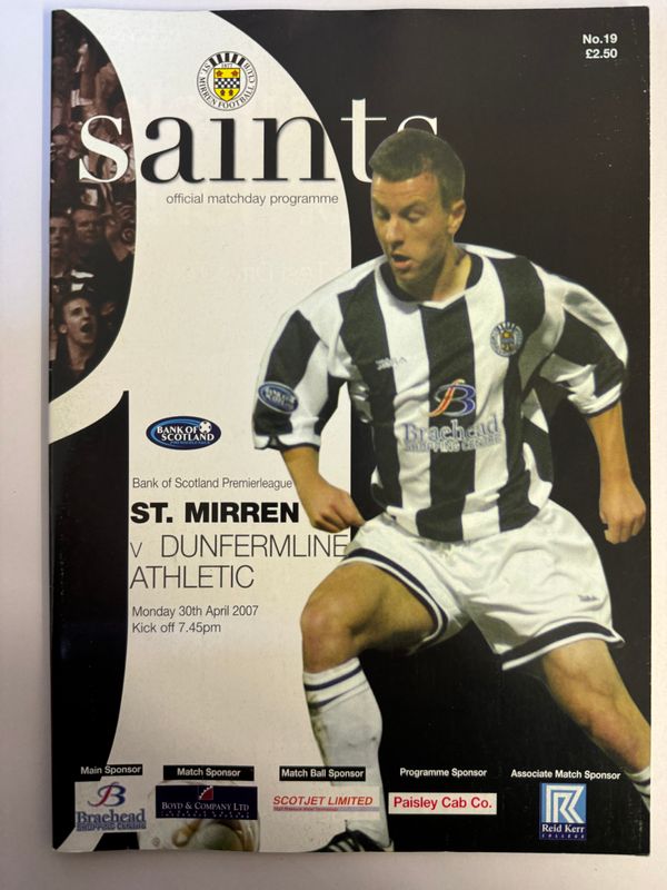 St Mirren v Dunfermline - 30/4/07