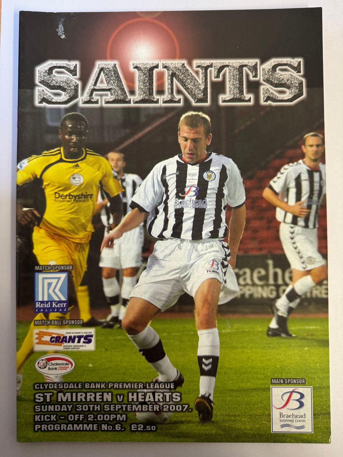 St Mirren v Hearts - 30/9/07