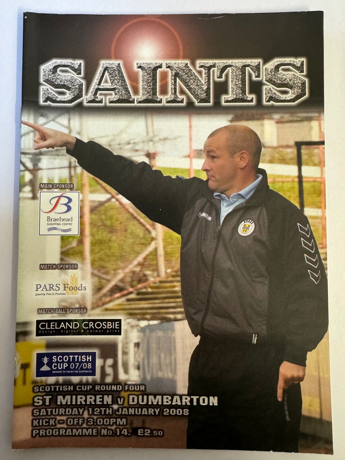St Mirren v Dumbarton - 12/1/08