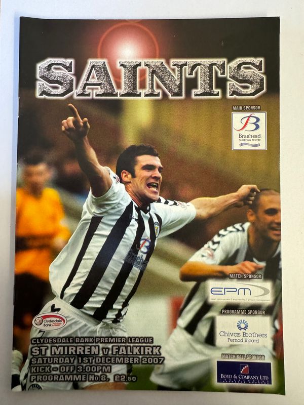 St Mirren v Falkirk - 1/12/07