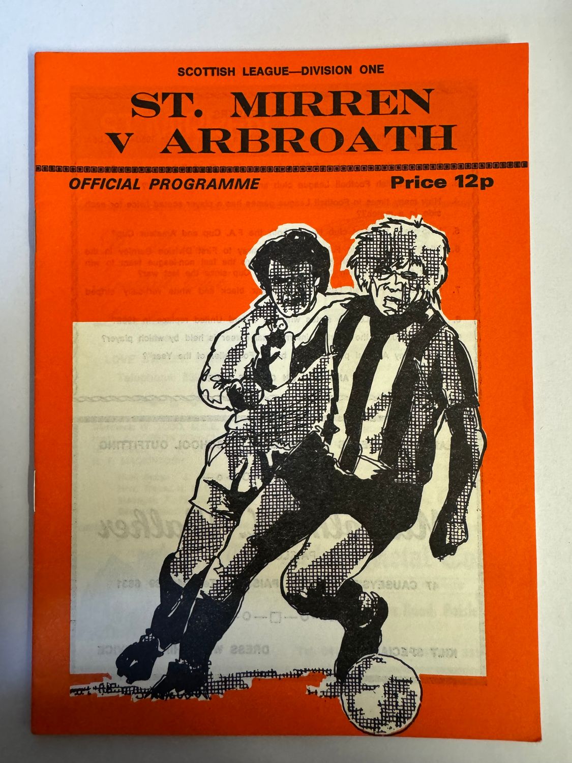 St Mirren v Arbroath - 27/11/76