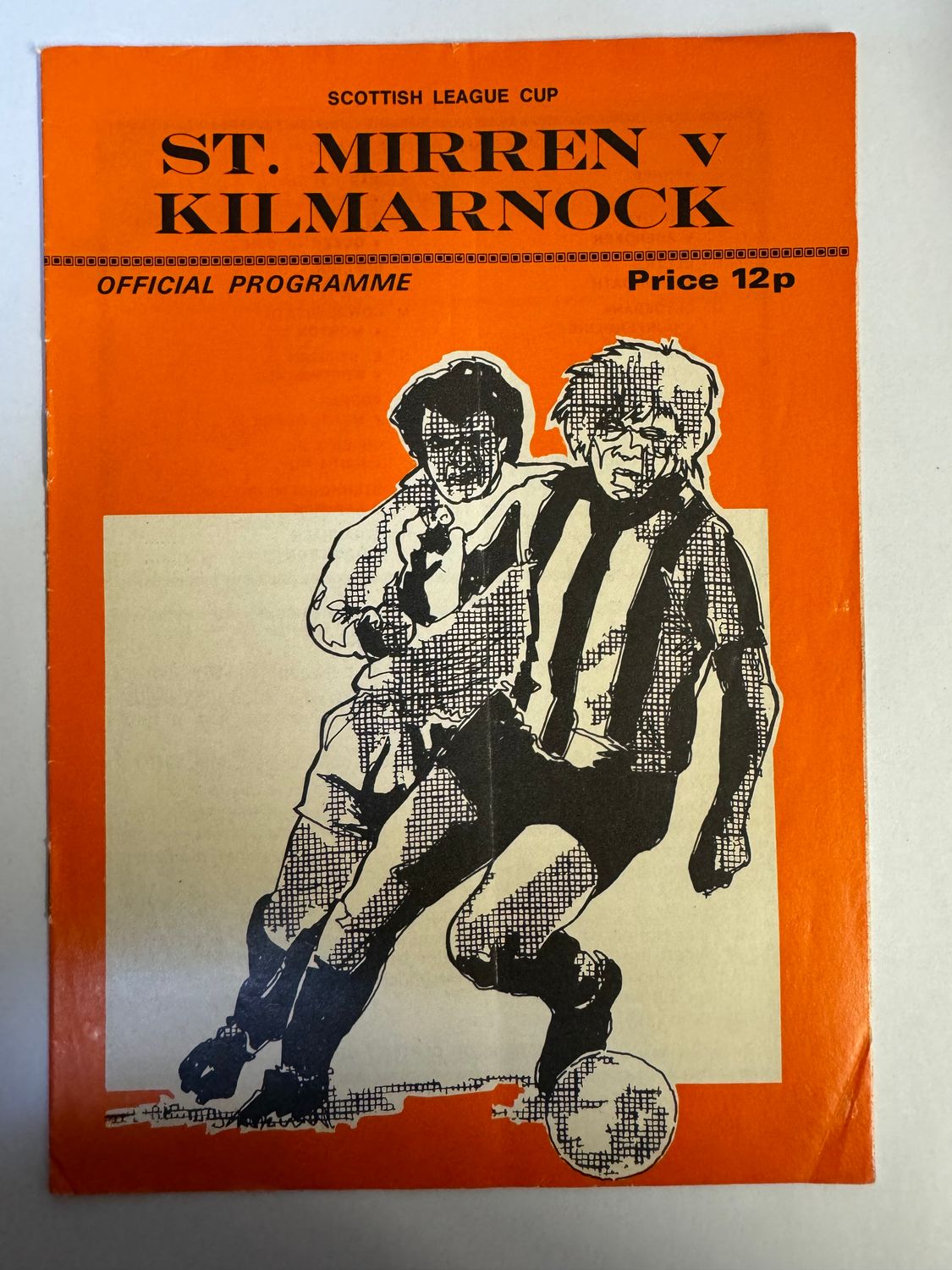 St Mirren v Kilmarnock - 28/8/76