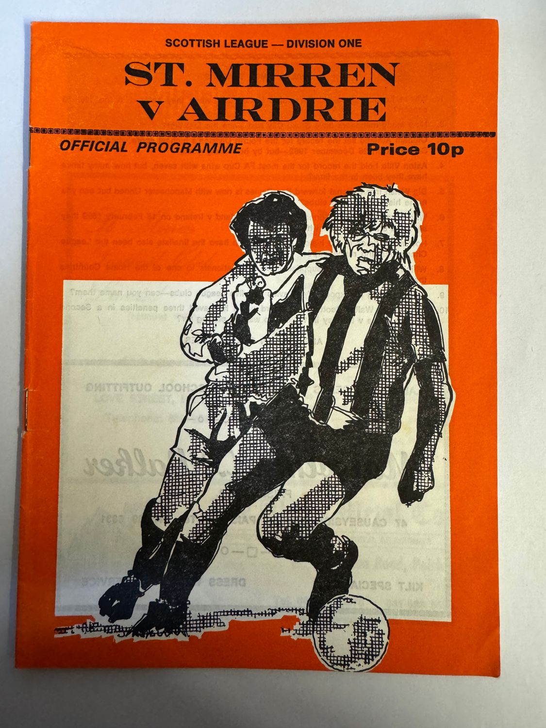 St Mirren v Airdrie - 16/4/77