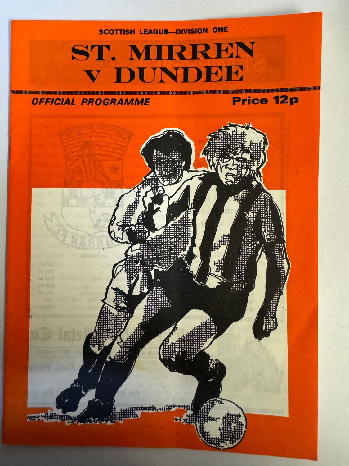 St Mirren v Dundee  - 2/10/76