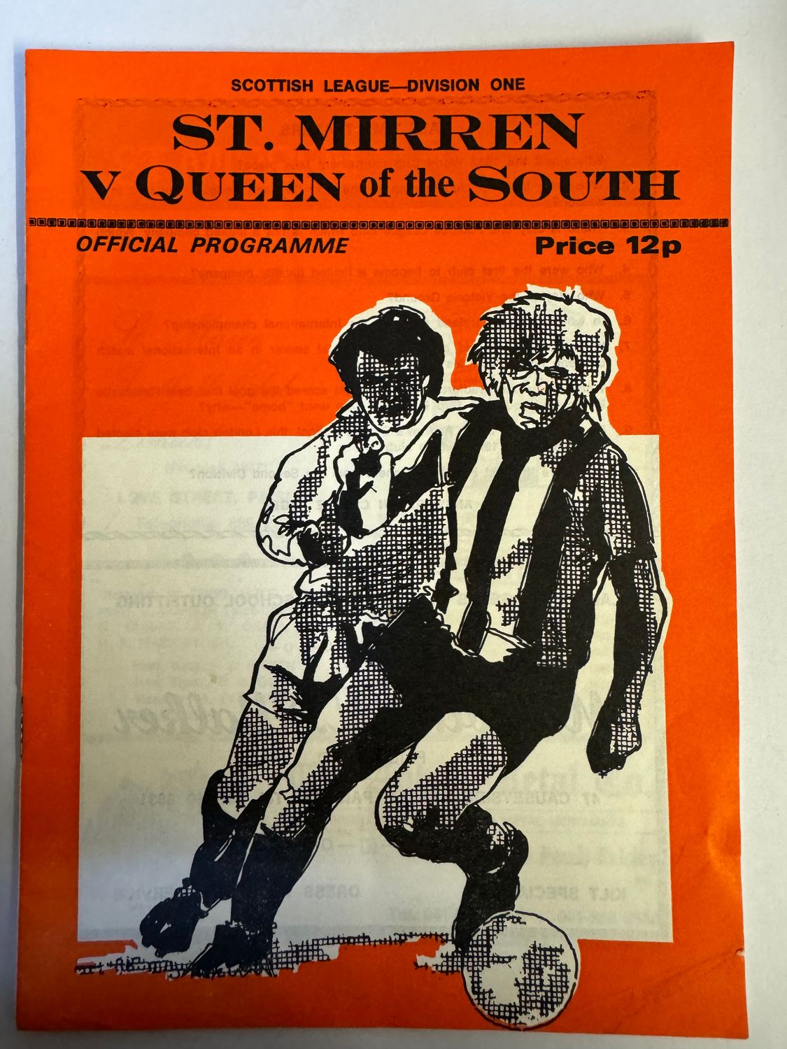 St Mirren v Queen of the South  - 18/12/76