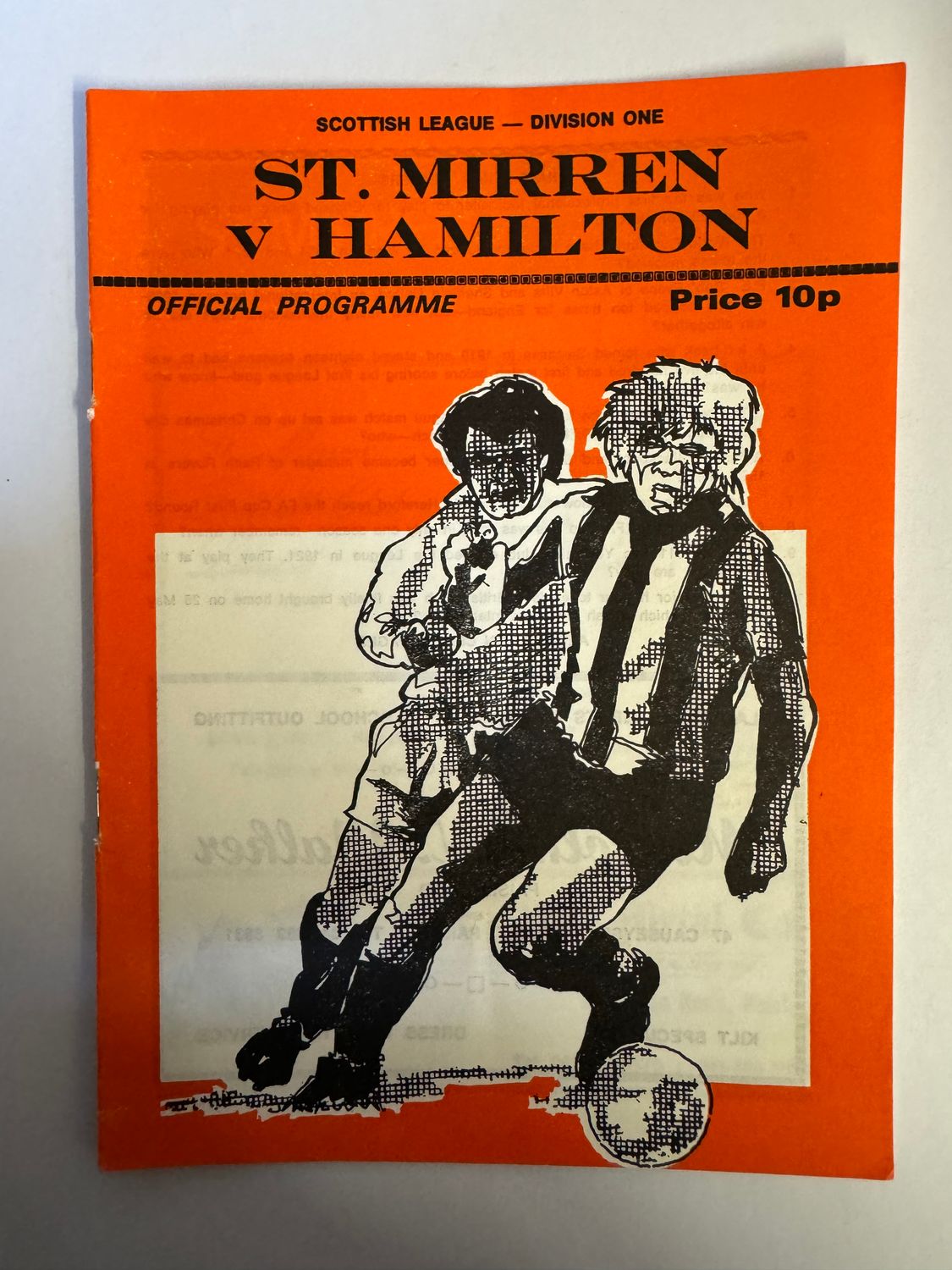 St Mirren v Hamilton - 19/3/77