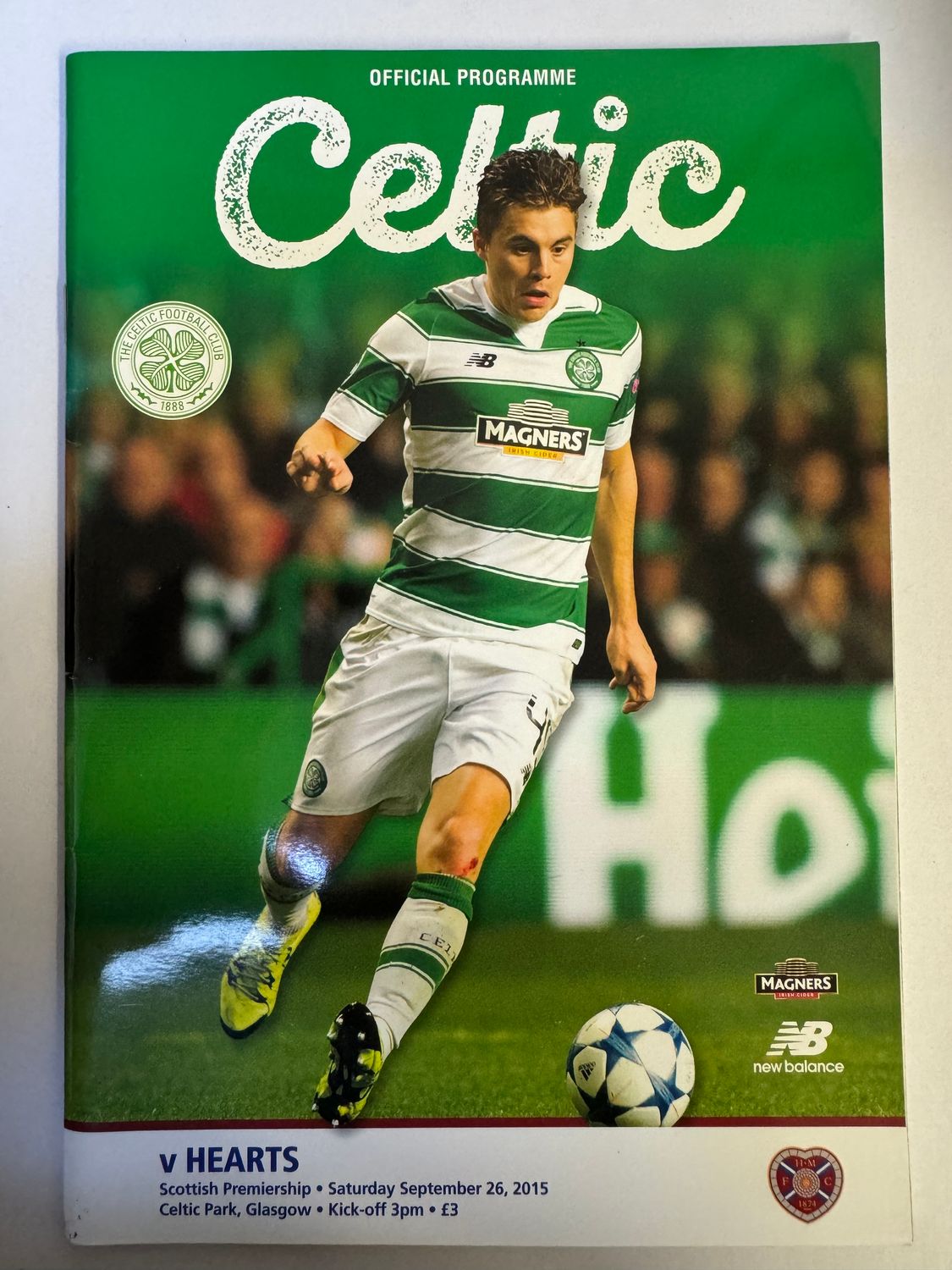 Celtic v Hearts - 26/9/15