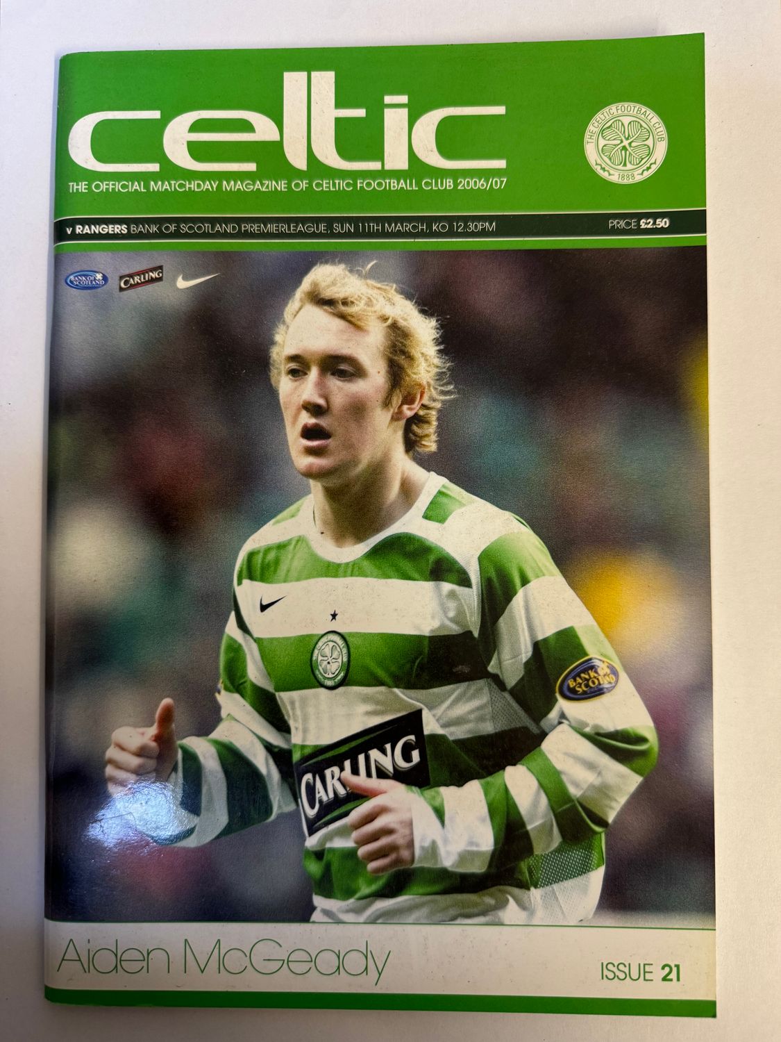 Celtic v Rangers - 11/3/07