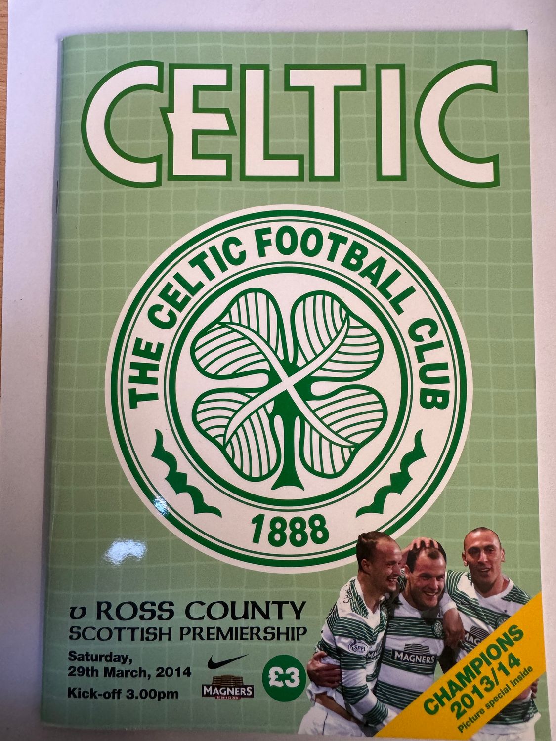 Celtic v Ross - 29/3/14