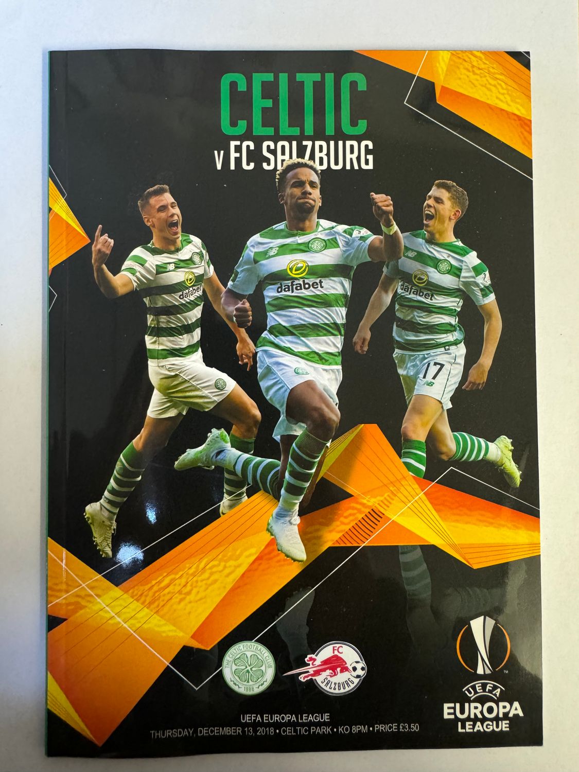 Celtic v FC Salzburg - 13/12/18