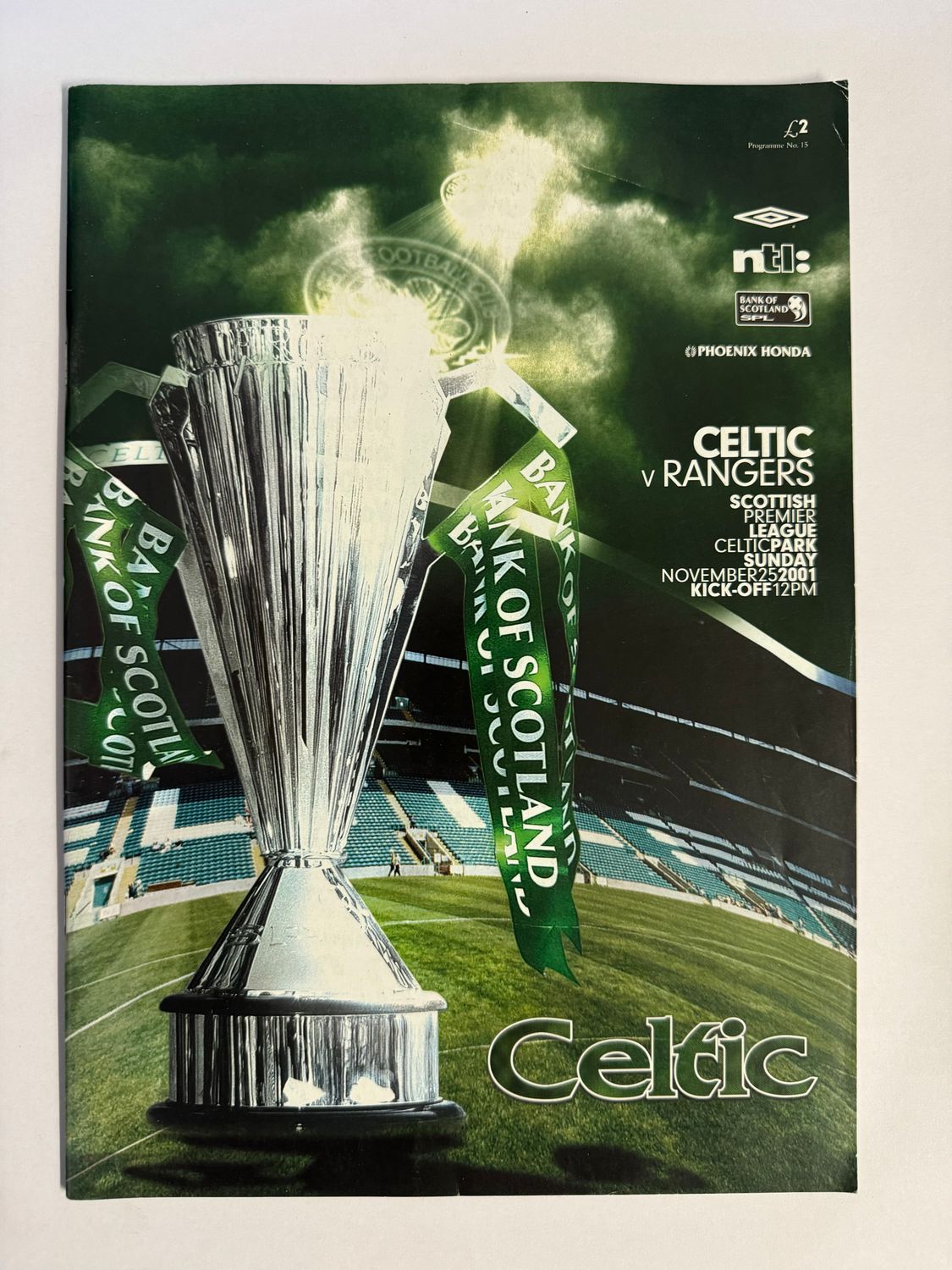 Celtic v Rangers - 25/11/01