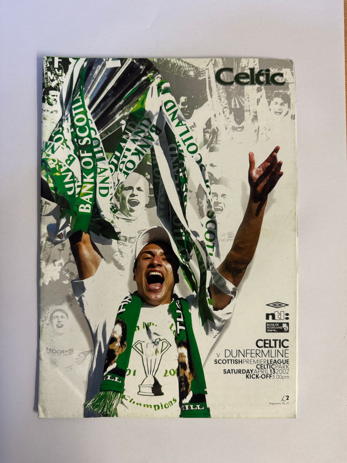 Celtic v Dunfermline - 13/4/02