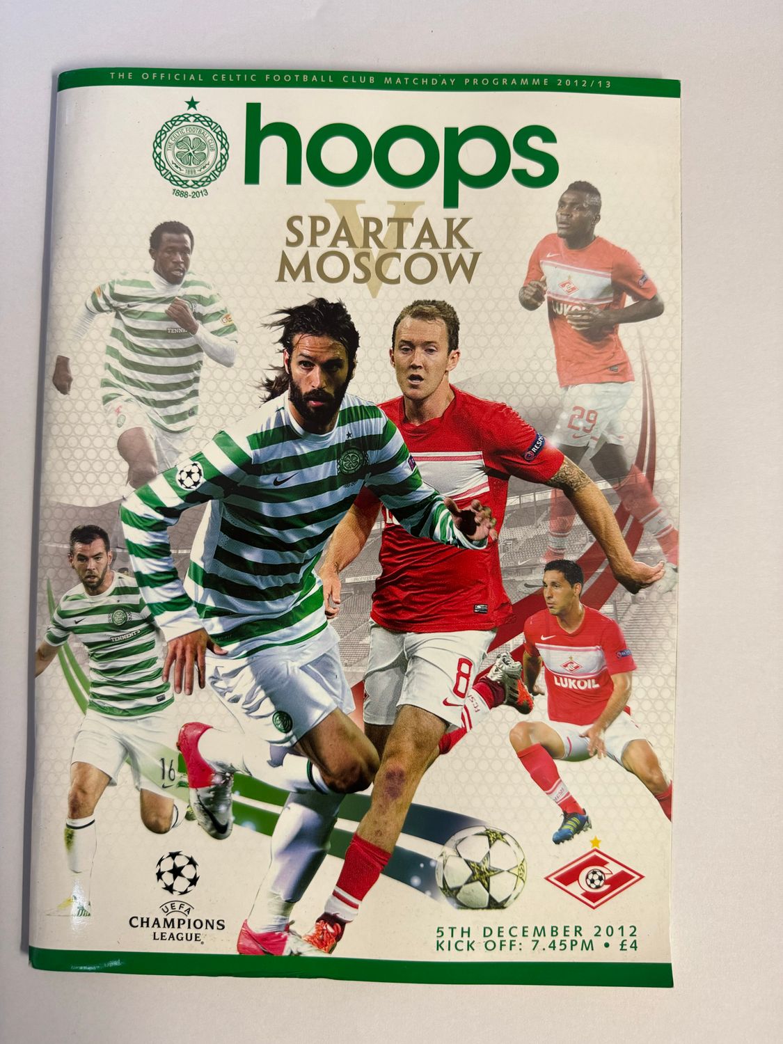 Celtic v Spartak Moscow - 5/12/12