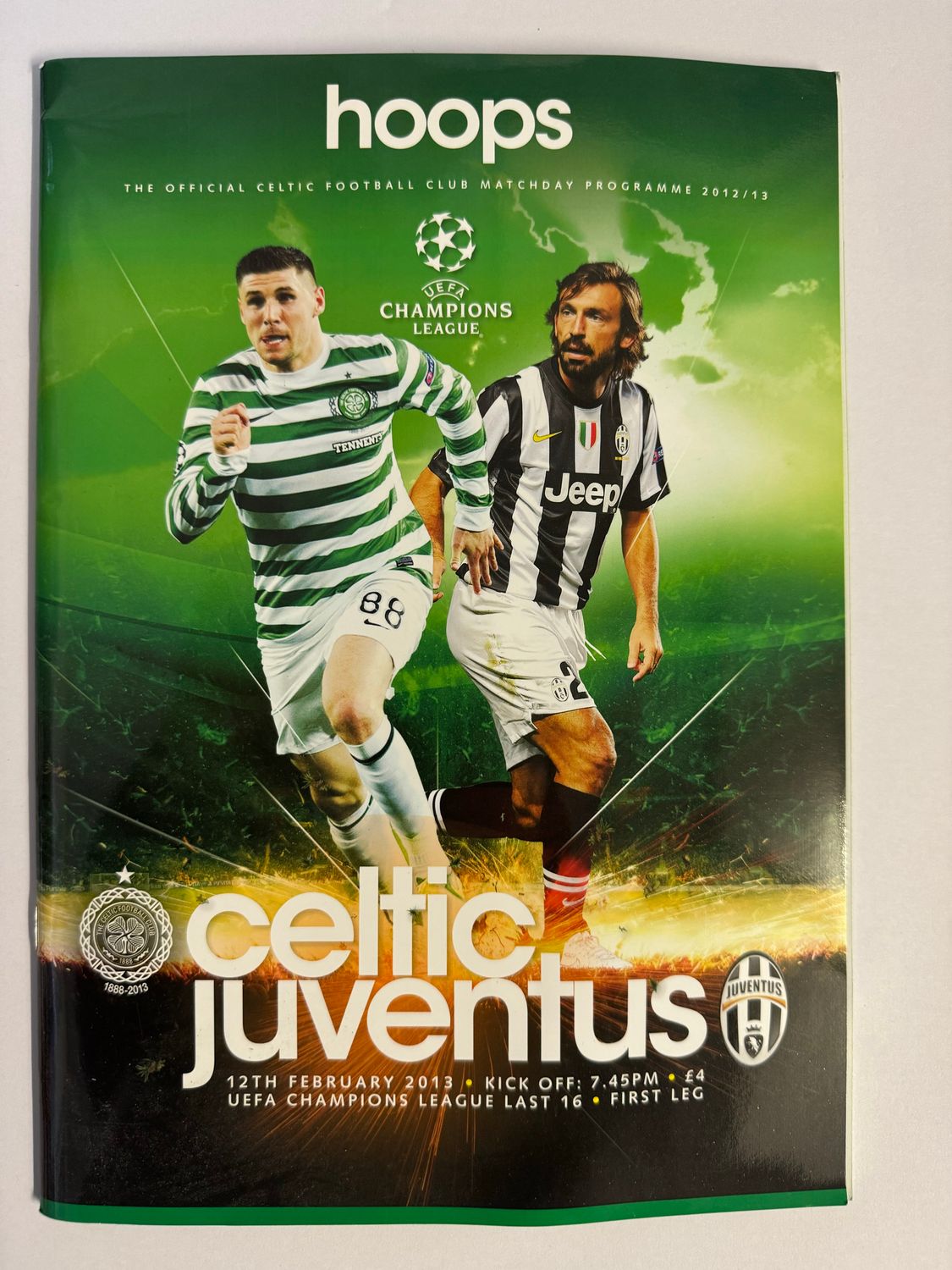 Celtic v Juventus - 12/2/13