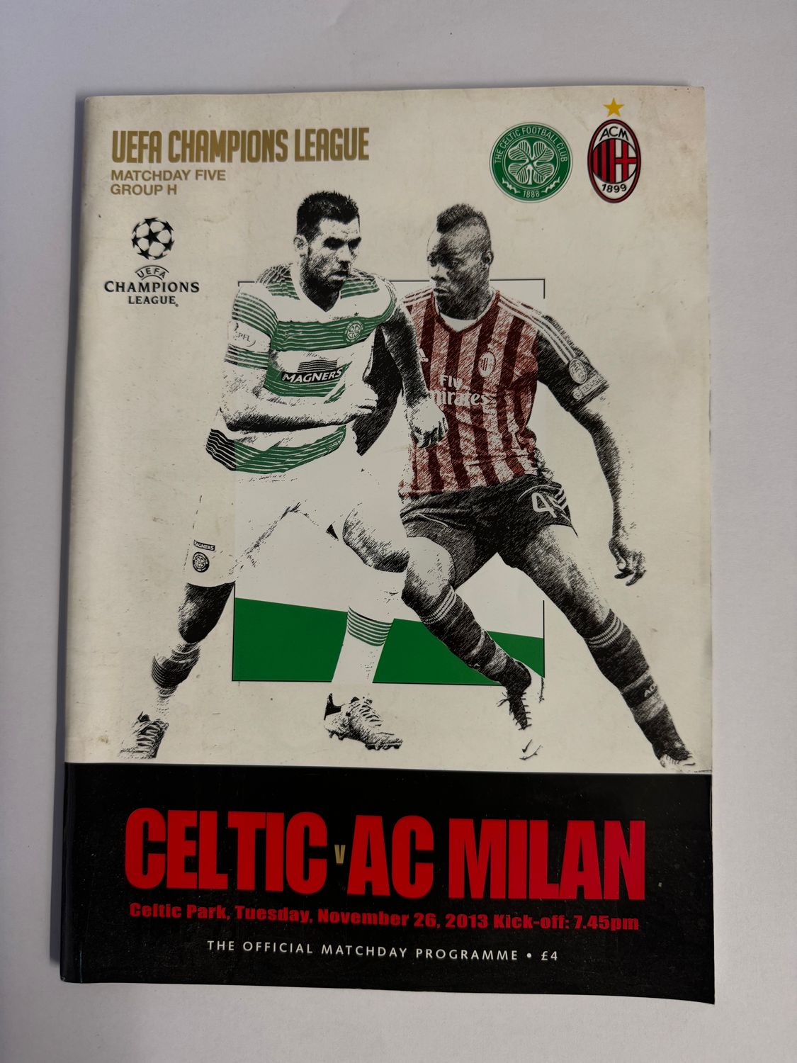 Celtic v AC Milan - 26/11/13