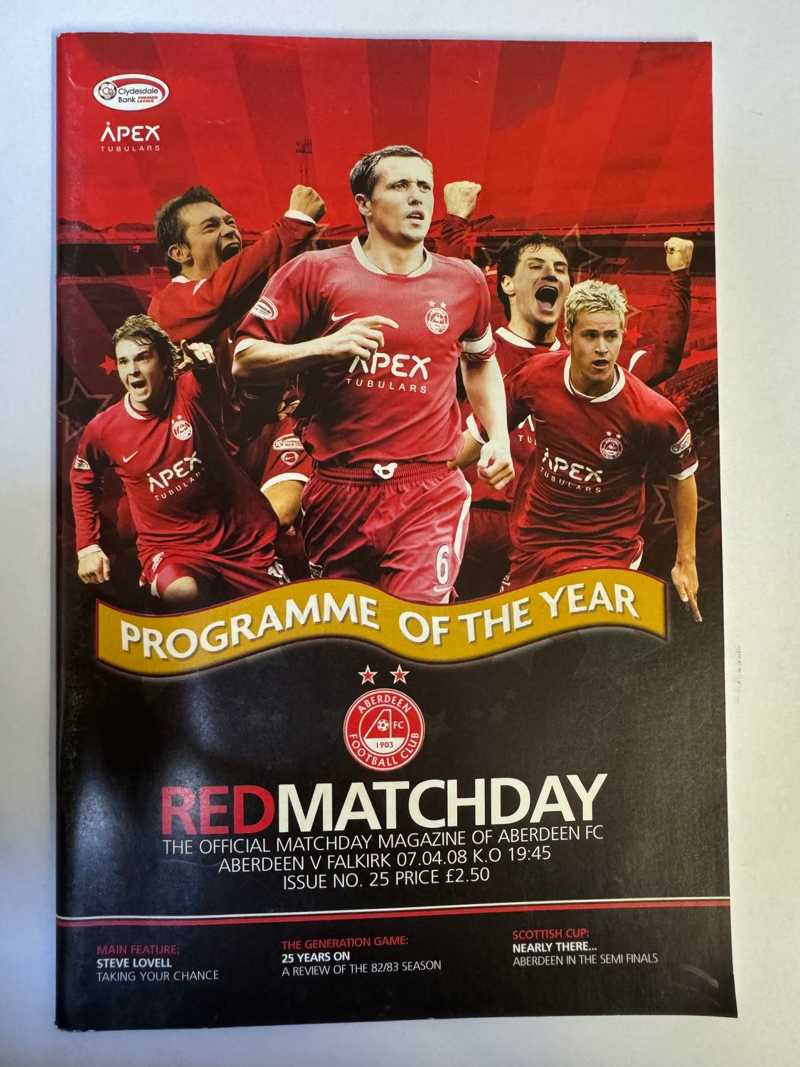 Aberdeen v Falkirk - 7/4/08