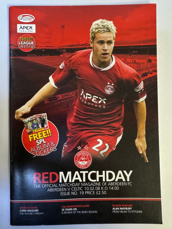 Aberdeen v Celtic - 10/2/08