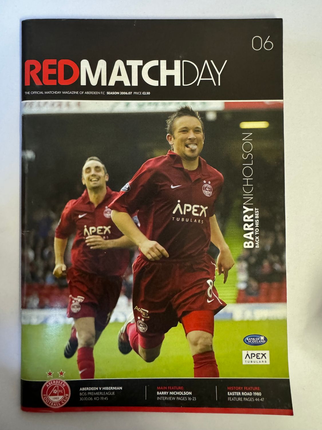 Aberdeen v Hibernian - 30/10/06