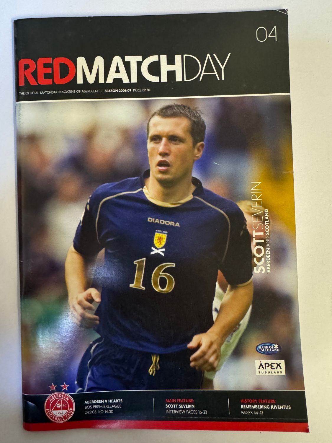 Aberdeen v Hearts - 24/9/06