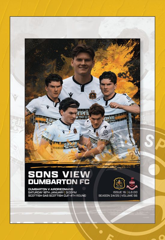 Dumbarton v Airdrieonians - 18/01/25