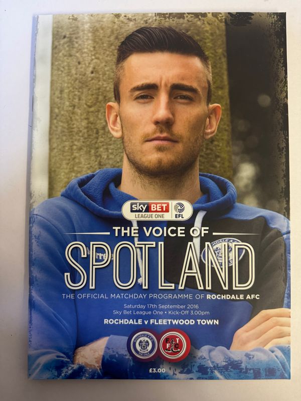 Rochdale v Fleetwood - 17/9/16