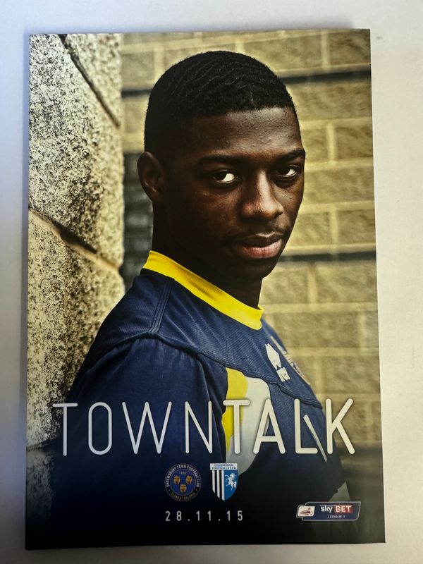 Shrewsbury Town v Gillingham - 28/11/15