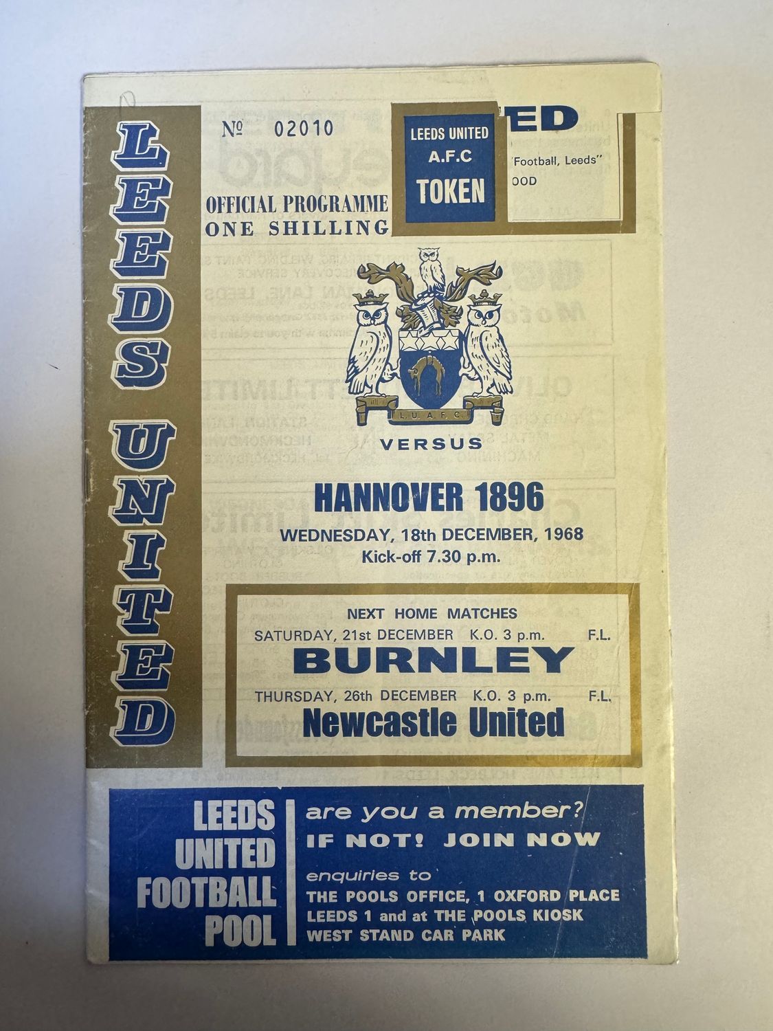 Leeds United v Hannover 1896  - 5/5/84