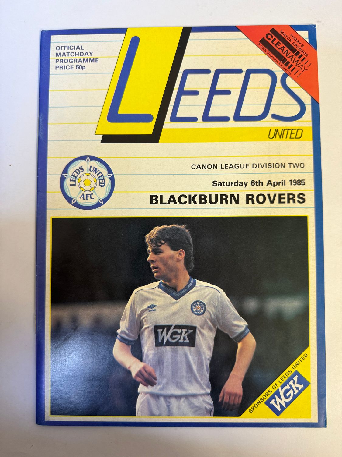 Leeds United v Blackburn  - 6/4/85