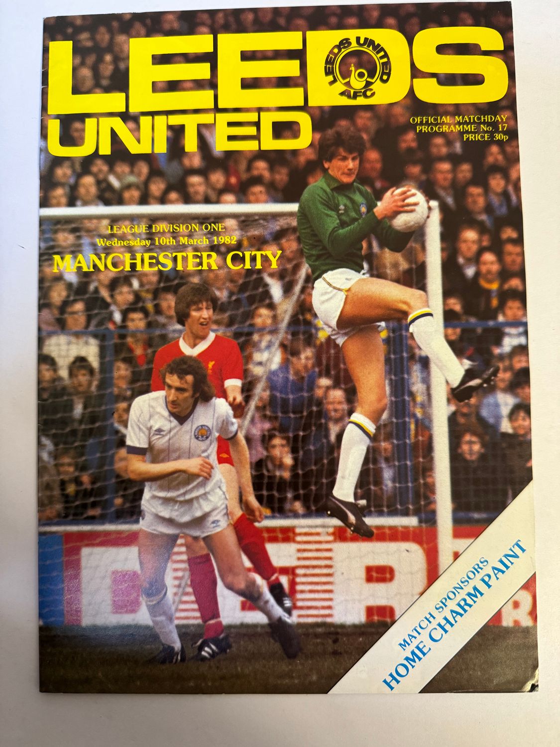Leeds United v Manchester City  - 10/3/82